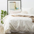 Renee Taylor Cavallo Linen Quilt cover White